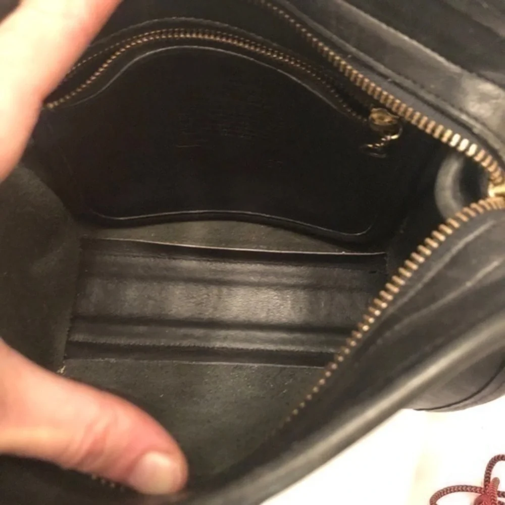 Coach vintage black Sullivan bag 9910 leather messenger bag